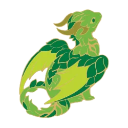 Green Baby Dragon