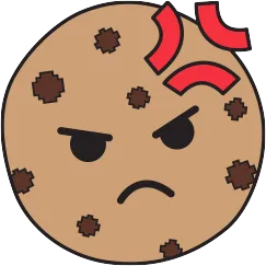 Angry Cookie Emoji
