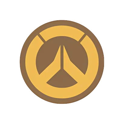 Gold Overwatch Emblem